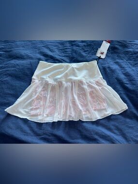 NWT AUTHENTIC WOMEN’S FILA DEUCE COURT MESH TENNIS SKIRT SKORT SIZE SMALL